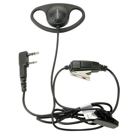 Kenwood KHS-27  D-Ring Ear Hanger  w/ PTT & Mic