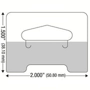 The Self Adhesive Heavy Duty Slot Hang Tab 19oz - Sensornation