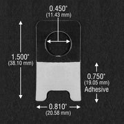 Self Adhesive Round Hole Clear Hang Tab 12oz (1000 pcs)
