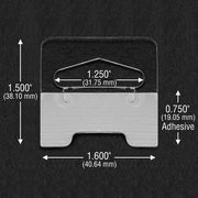 Self Adhesive Medium Duty Slot Hang Tab 14oz (1000 pcs)