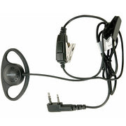 Kenwood KHS-27  D-Ring Ear Hanger  w/ PTT & Mic