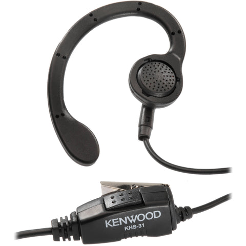 Kenwood KHS-31  C-Ring Ear Hanger w/ PTT & Mic