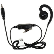 Kenwood KHS-34 C-Ring Ear Hanger w/PTT & Mic (Only Compatible with PKT-23)