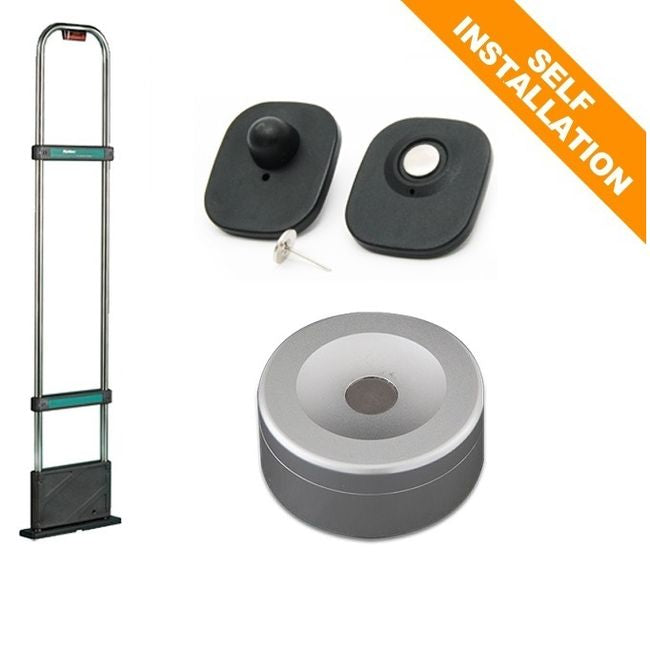 RF 8.2Mhz Hard Tag EAS Self Installation Starter Value Package ...