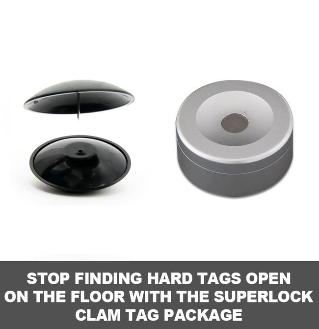 RF 8.2Mhz Clam tag Superlock Value Package - Bullseye Protection