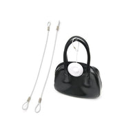 Security Lanyard Double Loop with Plastic Cover White