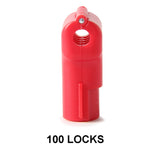 Retail Security Lock and Detacher Key, Red.